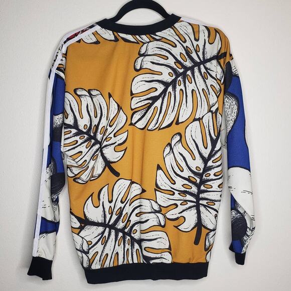 Adidas| X Farm Red Pineapple Boyfriend Sweater - Picture 2 of 13